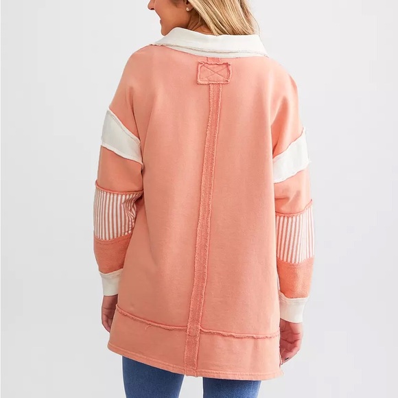 Free People | Clean Prep Oversized Pullover - Picture 3 of 6